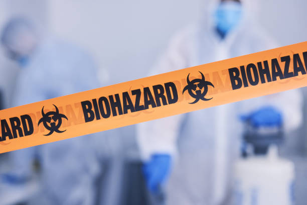 Professional Infectious Disease Decontamination technician working in Pompano Beach, FL